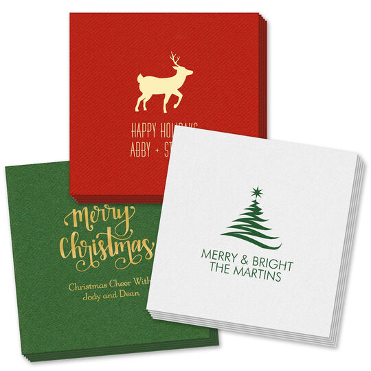 Design Your Own Christmas Linen Like Napkins